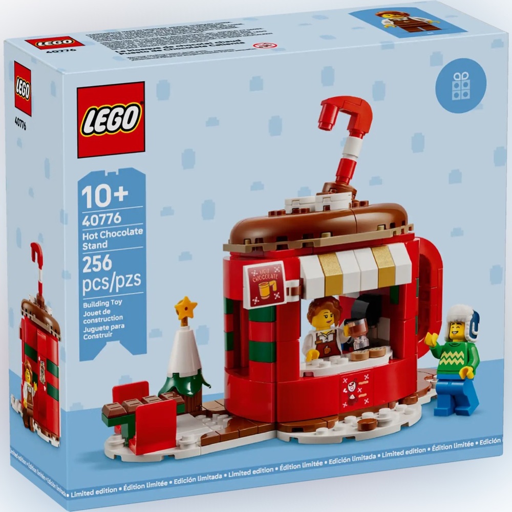 LEGO ‘Limited Edition’ Holidays Hot Chocolate Stand 40776 Christmas-256 Pcs.,NIB
